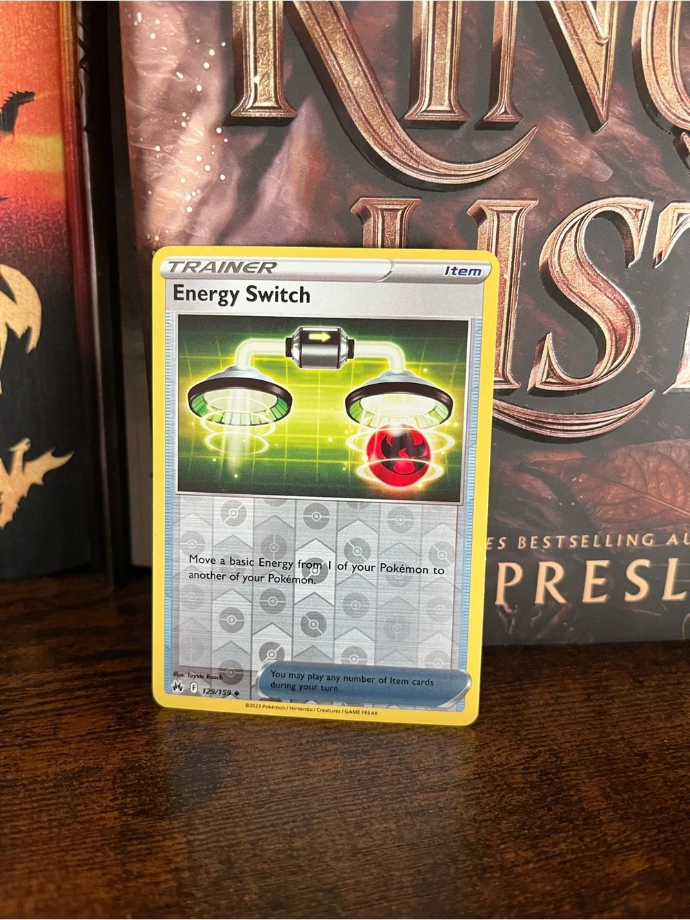 Pokemon Trainer Card Energy Switch Crown Zenith Reverse Holo 129/159
